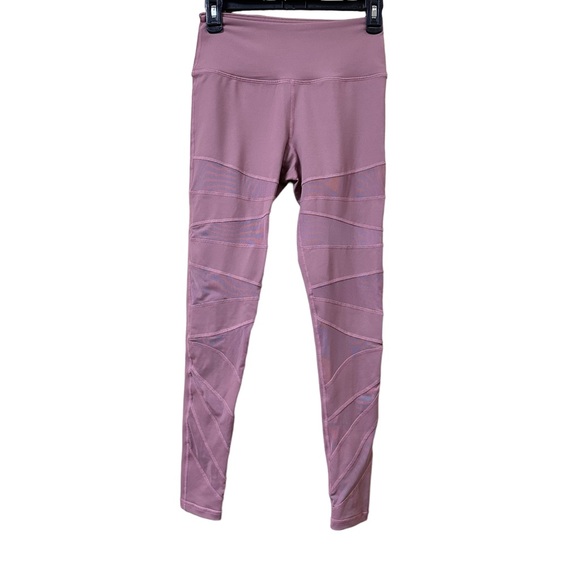 Buff Bunny Womens Pink Purple Full Length Mesh Leggings Size Small - Picture 6 of 10